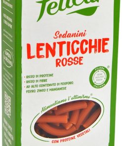 Felicia Sedanini di Lenticchie Rosse Bio 250 g.