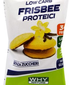 Why Nature Frisbee Proteici alla Vaniglia 36 g.