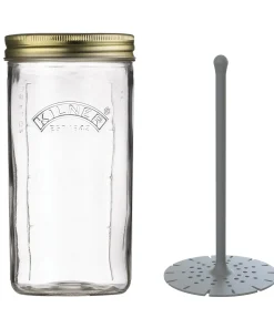 Vaso in Vetro per Sottaceti con Sollevatore- Kilner®