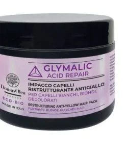 Impacco Capelli Ristrutturante Antigiallo Glymalic Acid Repair Domus Olea