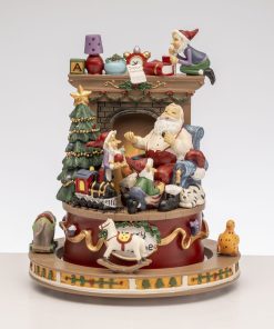 Lamart Carillon Babbo Natale con Camino 19 cm