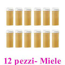 RO.IAL CERA DEPILATORIA IN RULLO AL MIELE 100 ML OFFERTA ESTETISTE 12 PEZZI