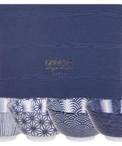 Tokyo Nippon Set 4 Ciotole Blue Piccole