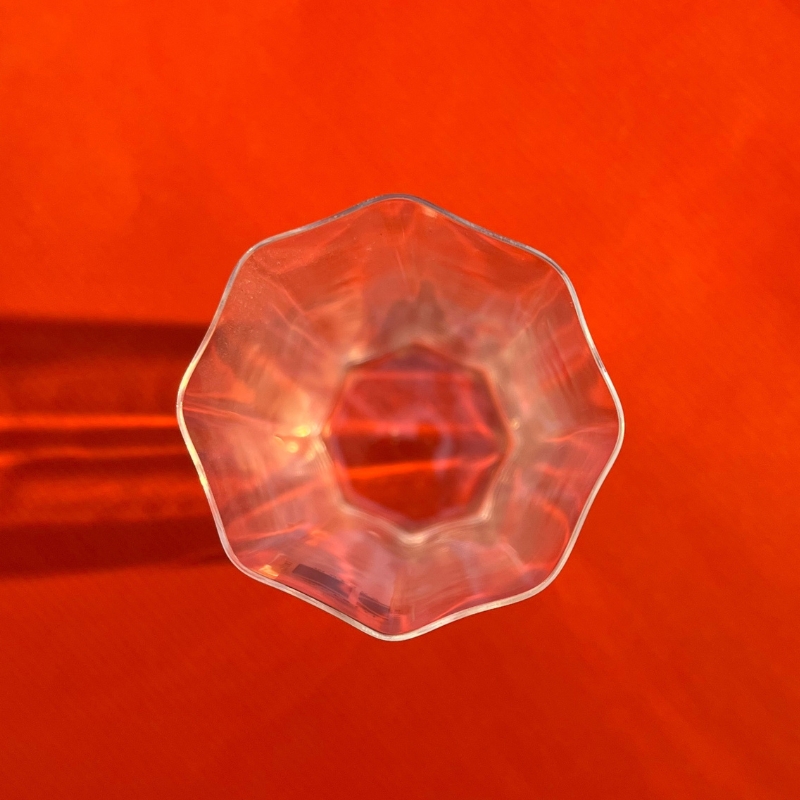 Carlo Moretti Murano Bicchiere Ottagonale in Vetro Soffiato 145.0 - immagine 3