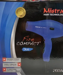 MISTRAL ASCIUGACAPELLI FIRE COMPACT 2100 W BLUE