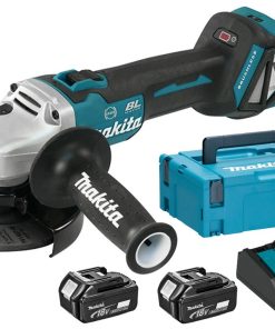 Makita SMERIGLIATRICE A BATTERIA 18V 2BATTERIE 5.0Ah DGA513RTJ GARANZIA ITA