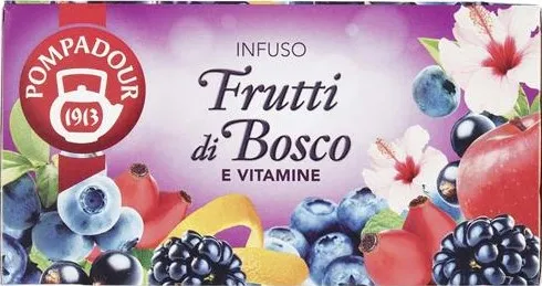 POMPADOUR INFUSO FRUTTI DI BOSCO + VITAMINE