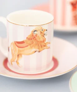 Yvonne Ellen Set 2 Tazzine Caffe’ Elefante e Leone