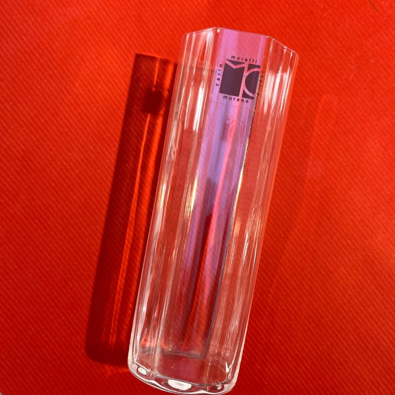 Carlo Moretti Murano Bicchiere Ottagonale in Vetro Soffiato 145.0 - immagine 4