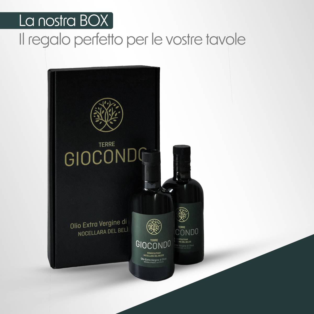 Conf. Regalo 2 pz di Olio EVO di Nocellara del Belìce - immagine 2