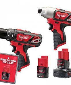 Milwaukee KIT TRAPANO + AVVITATORE 12V M12BPP2B-423C