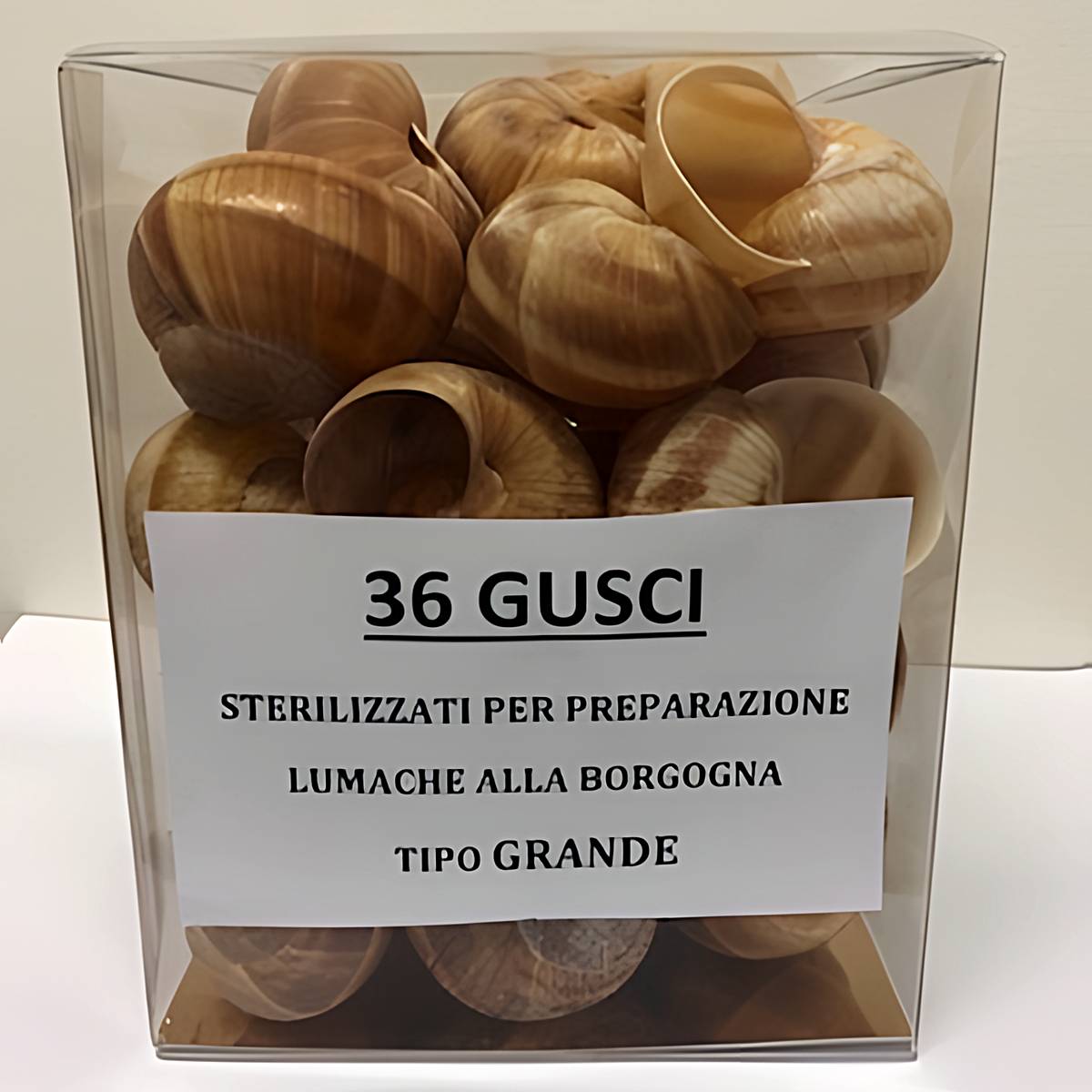Gusci di Lumaca Helix da riempire pronti per la cucina