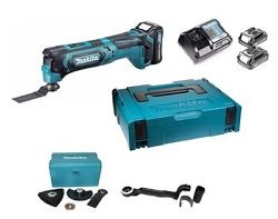 Makita multifunzione batterie 12v + accessori TM30DSAJX1 - immagine 3