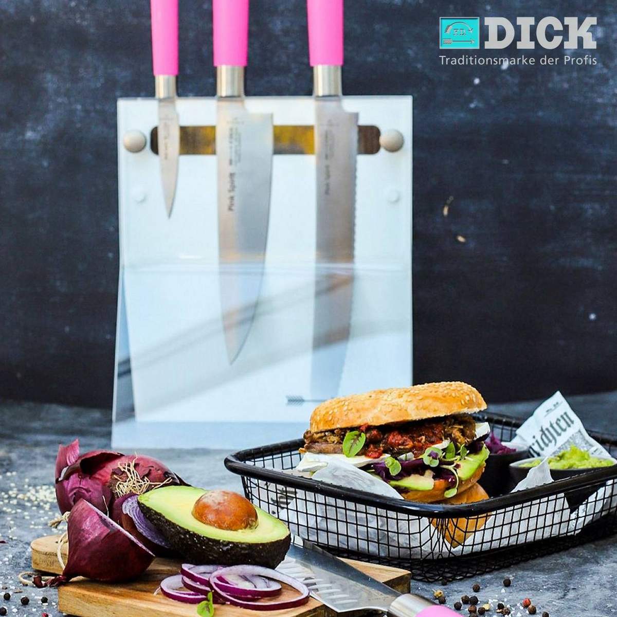 Ceppo Dick portacoltelli 4 posti bianco 88040010-05 - immagine 5