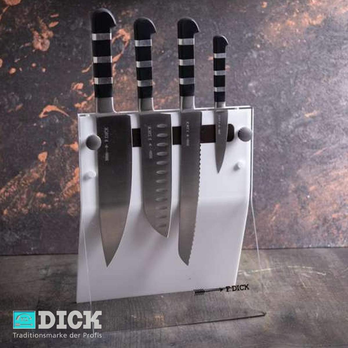 Ceppo Dick portacoltelli 4 posti bianco 88040010-05 - immagine 6