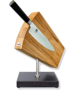 Ceppo portacoltelli girevole in legno di quercia Kai DM-0794