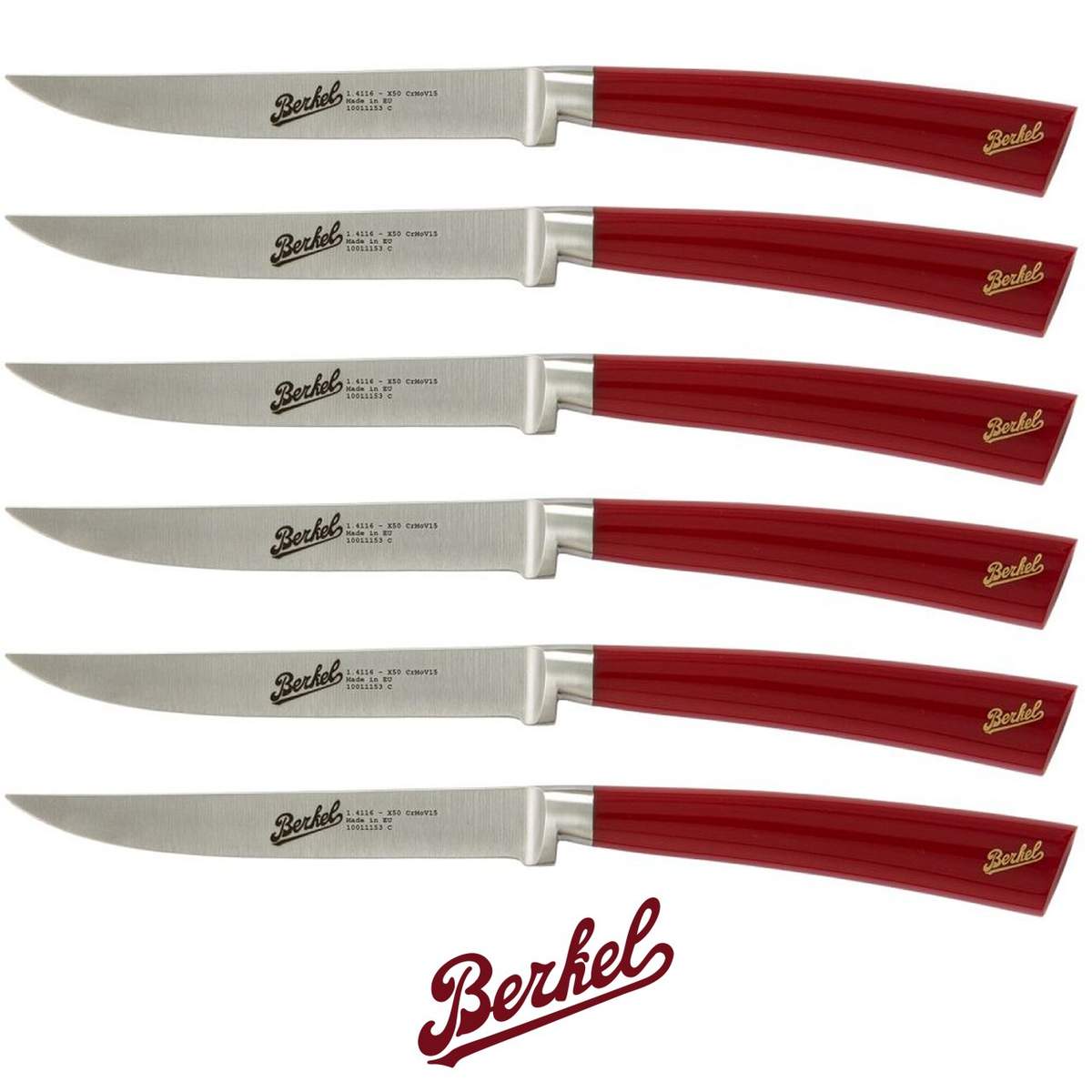 Set 6 coltelli da bistecca Berkel Elegance KEP6ST11SR - immagine 3