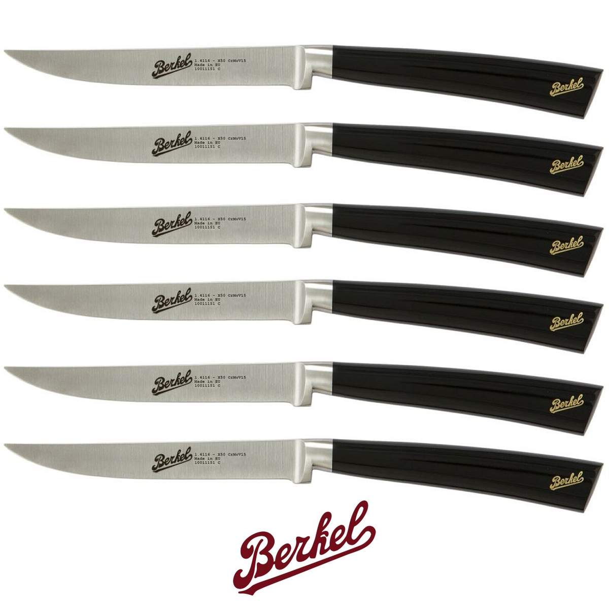 Set 6 coltelli da bistecca Berkel Elegance KEP6ST11SR - immagine 4