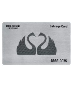 Sabrage Card Due Cigni in acciaio 2C 2019