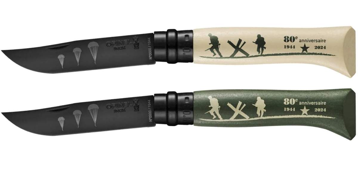 Set 2 coltelli Opinel N°08 D-Day 1944 Limited Edition OP-02940