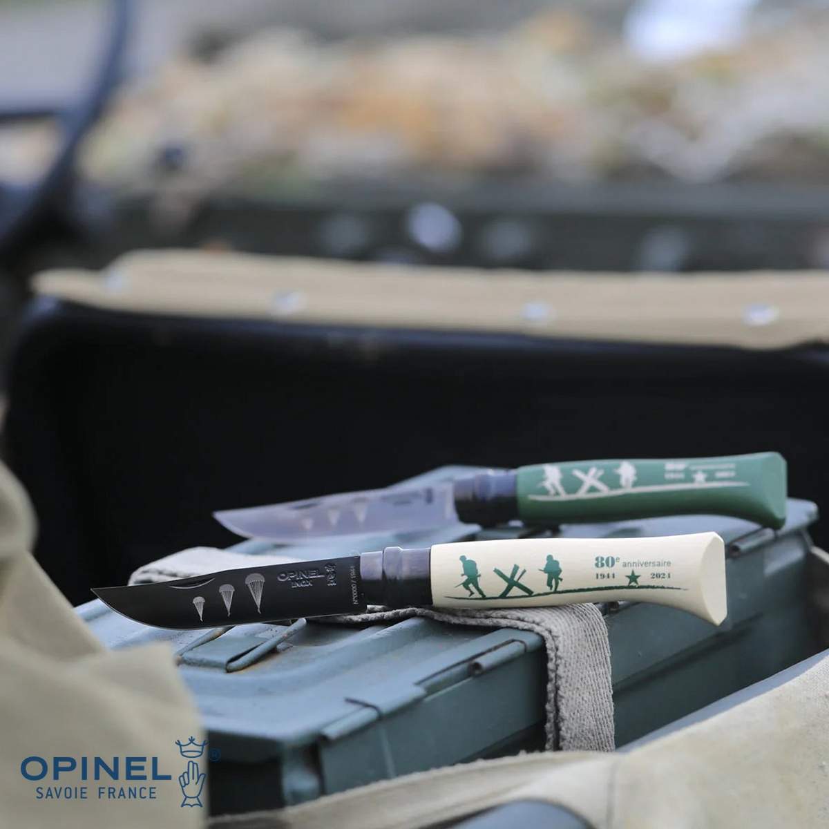 Set 2 coltelli Opinel N°08 D-Day 1944 Limited Edition OP-02940 - immagine 7