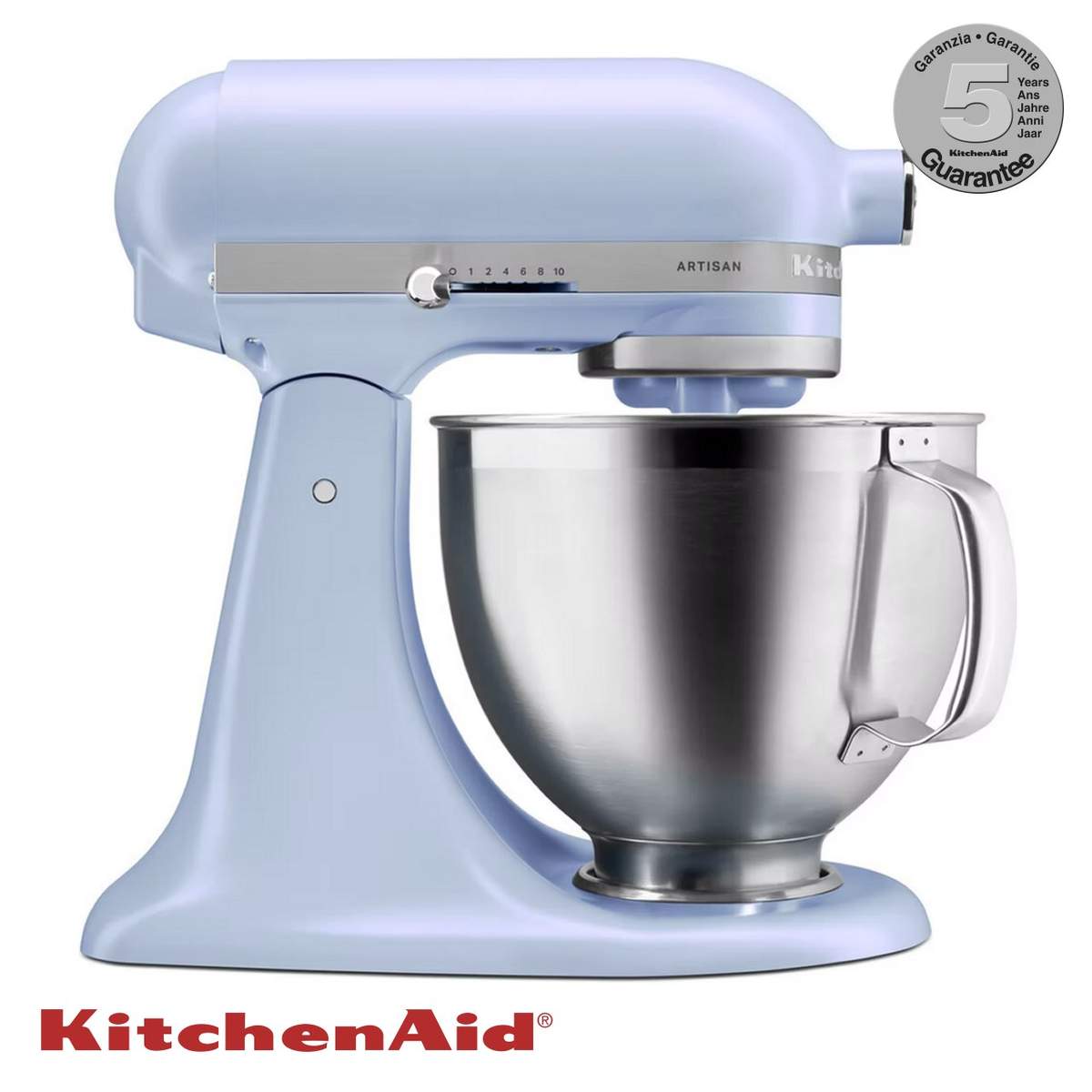 Planetaria KitchenAid 4,7 L Artisan COTY 2024 Blue Salt 5KSM195PSEOA - immagine 3