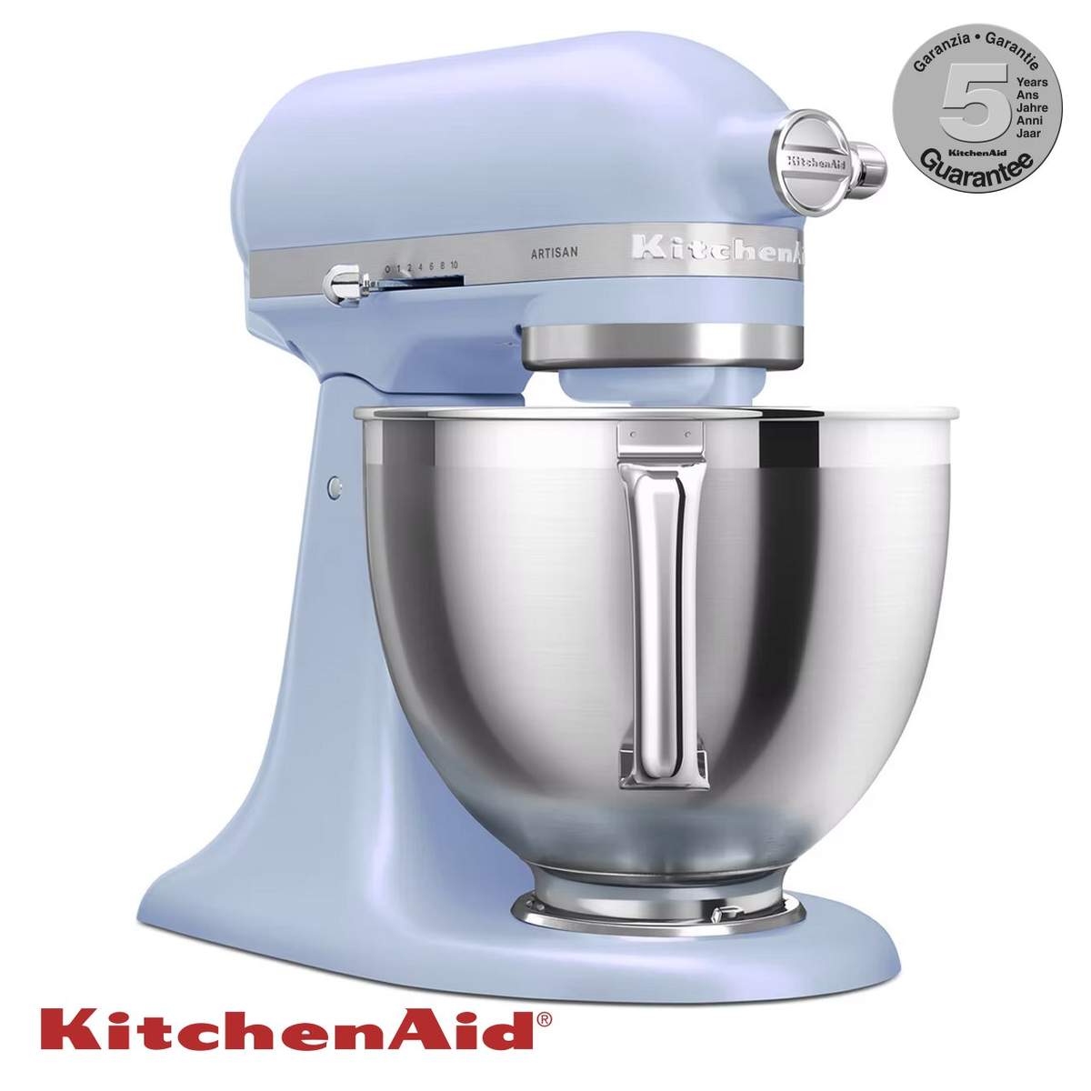 Planetaria KitchenAid 4,7 L Artisan COTY 2024 Blue Salt 5KSM195PSEOA - immagine 4