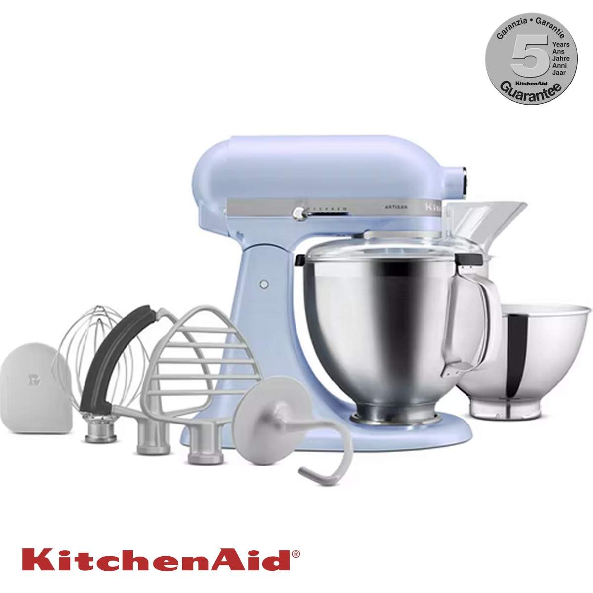 Planetaria KitchenAid 4,7 L Artisan COTY 2024 Blue Salt 5KSM195PSEOA - immagine 6