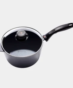 Casseruola alta antiaderente con coperchio cm 20 (anche per Induzione) – Swiss Diamond