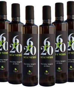 Olio EVO DOP BIO monocultivar di Dritta in bottiglia di Vetro – Box da 6
