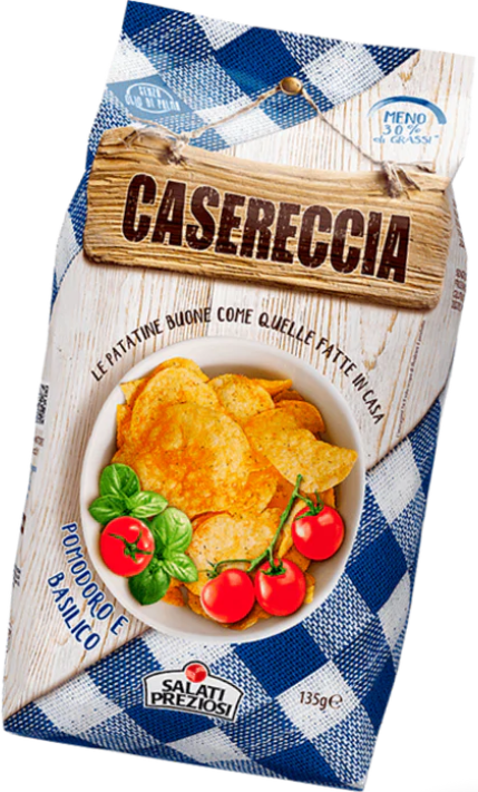 SALATI PREZIOSI CASERECCIA POMODORO E BASILICO 135GR - immagine 2