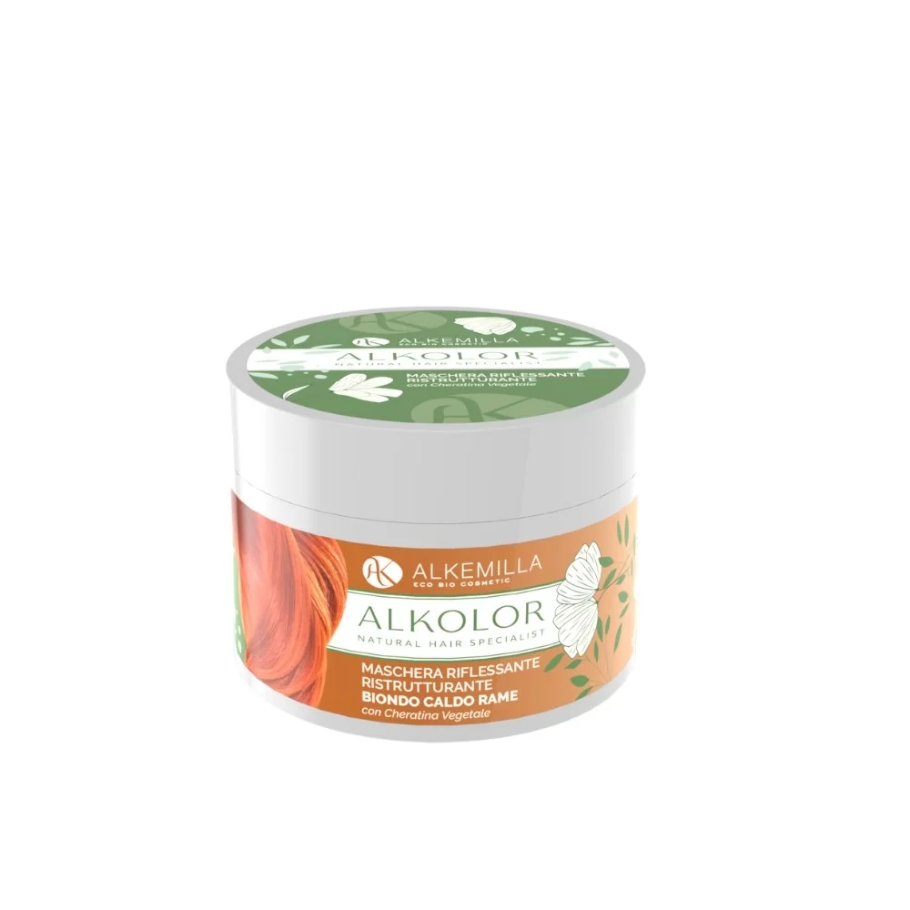 Alkolor Maschera Riflessante Biondo Caldo Rame Alkemilla