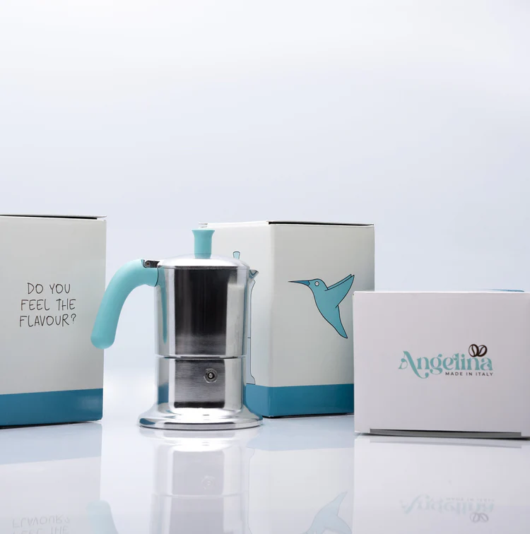 Caffettiera “Angelina Made in Italy” – Moka Adatta a Induzione 6 tazze - immagine 5