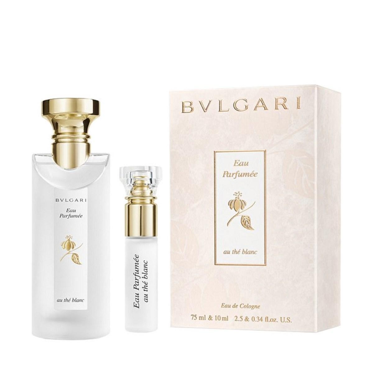 BVLGARI EAU PARFUMEE AU THE BLANC EAU DE COLOGNE 75 ML + 10 ML