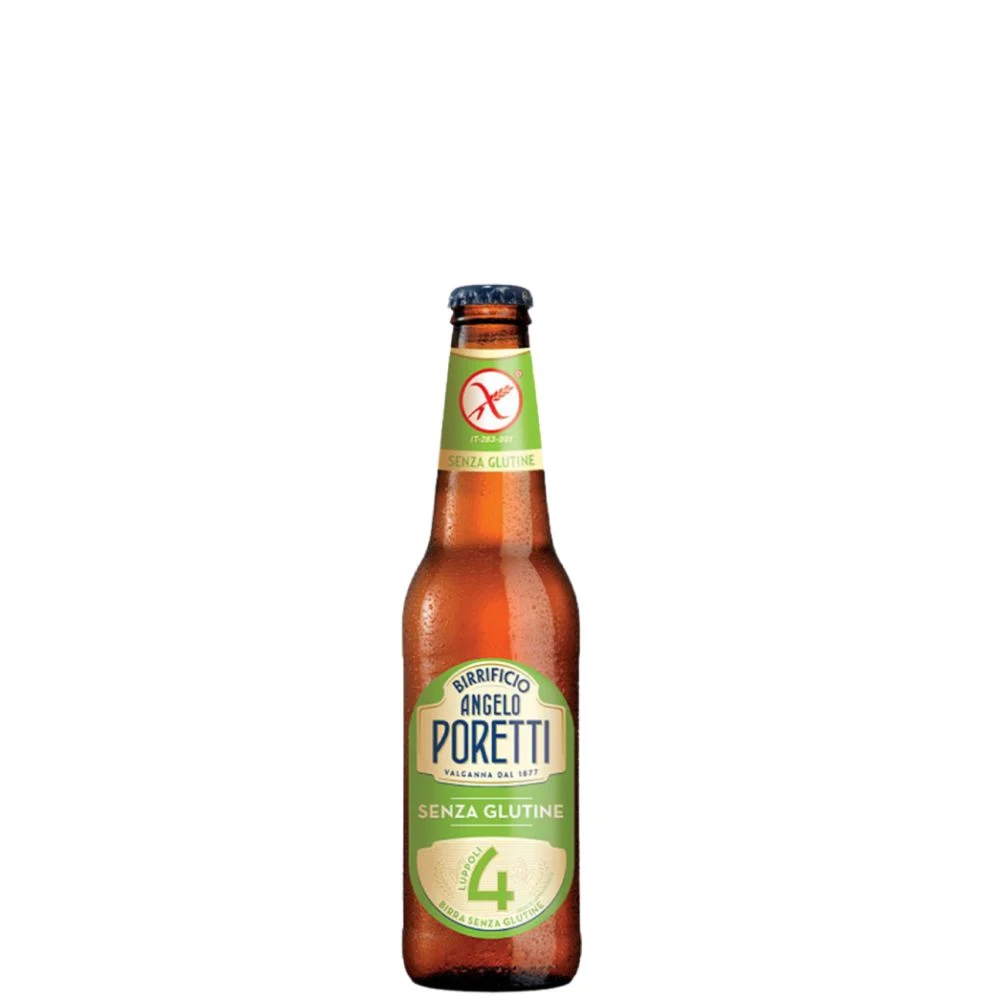 Birra Poretti Bap 4 Gluten Free cl 33 Tris Vap (senza Glutine) X24 - immagine 2