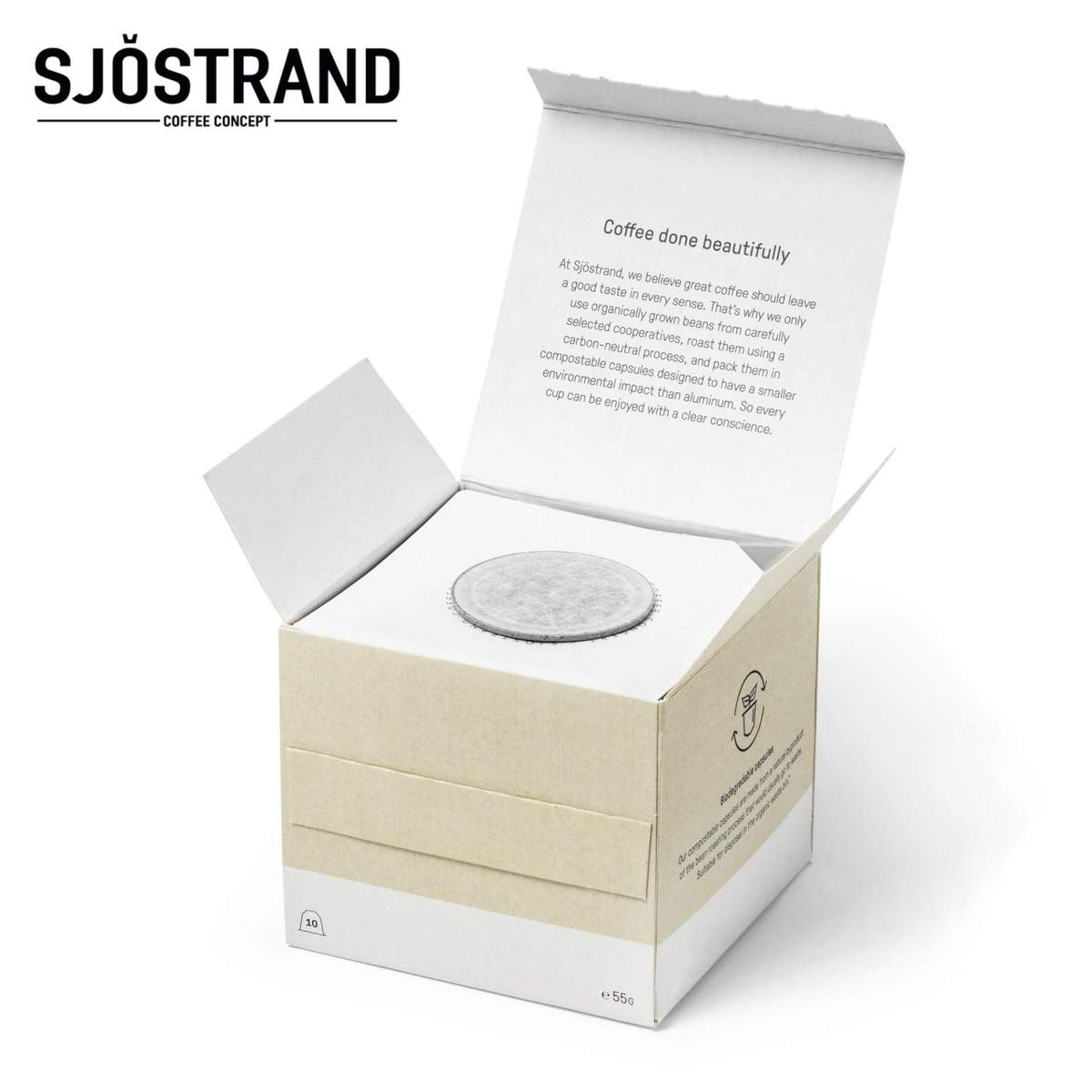 Capsule Sjostrand caffè lungo You & Me 10 pezzi C-R-YL-10 - immagine 4