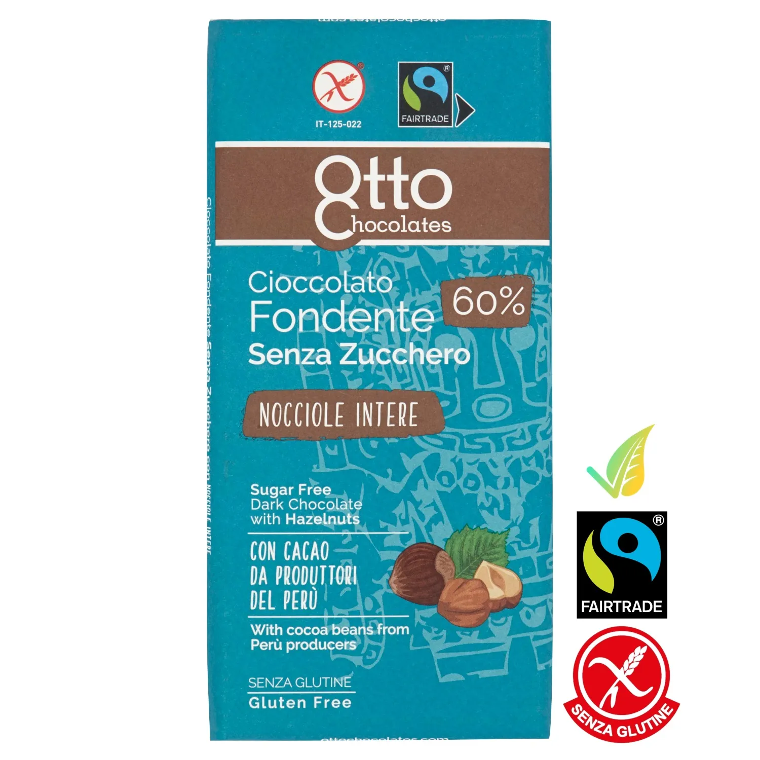 Cioccolato Fondente con Nocciole Intere 100g