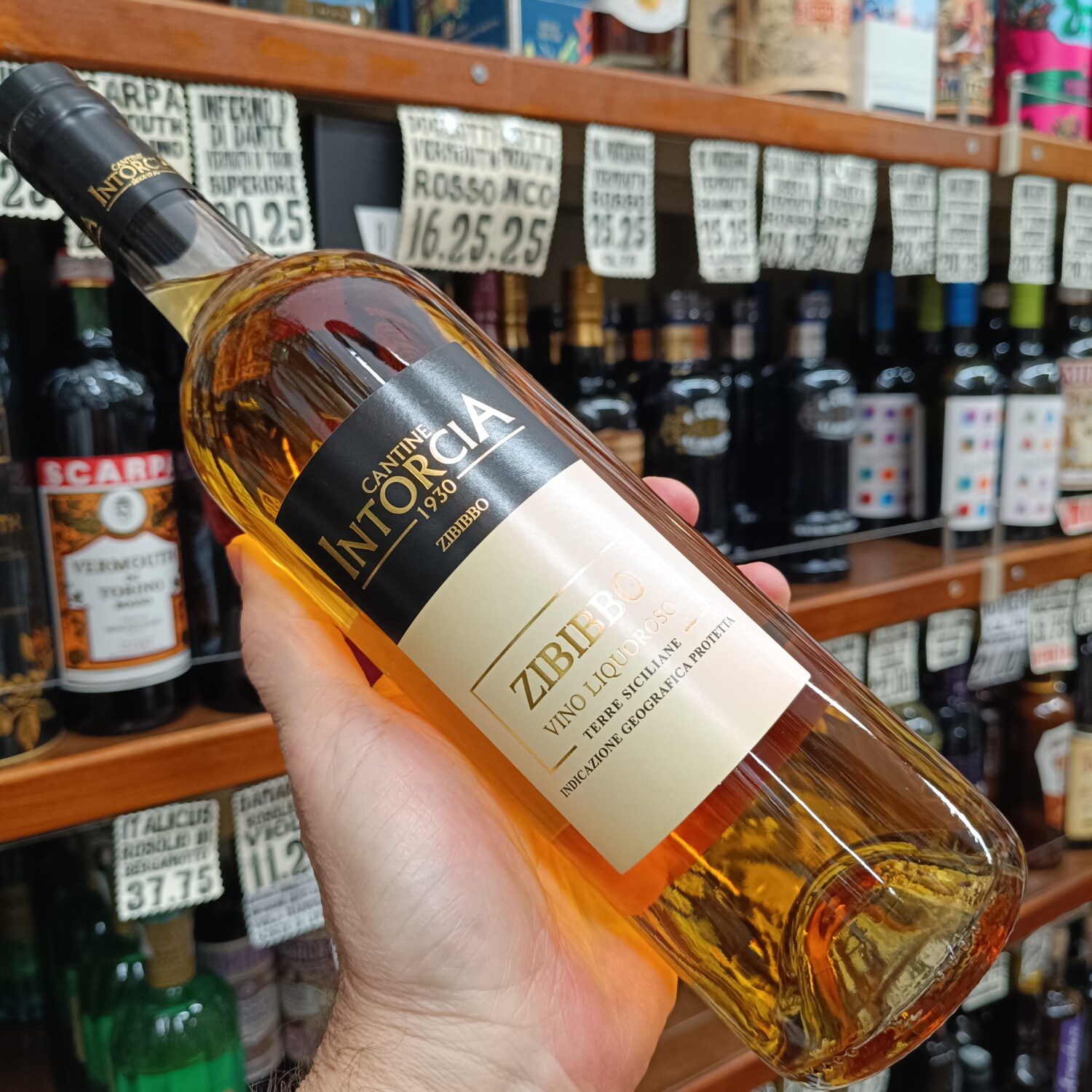 Intorcia Zibibbo Vino Liquoroso