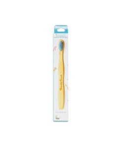 SPAZZOLINO DA DENTI IN BAMBOO BLU PER BAMBINI humble brush
