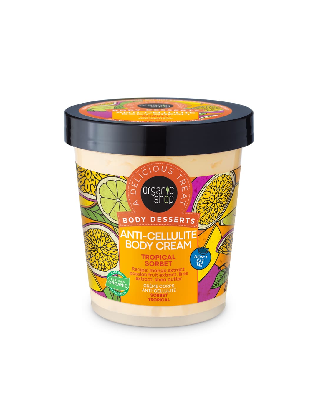 TROPICAL SORBET ANTI CELLULITE BODY CREAM organic shop