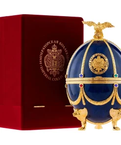 Vodka Imperial Collection Blue Shappire Uovo Astuccio In Velluto