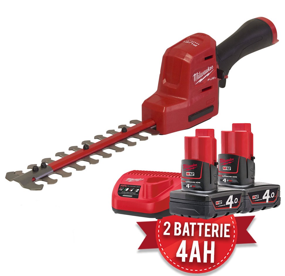 Milwaukee TAGLIASIEPI A BATTERIA M12FHT20-402 ART. 4933479676 - immagine 2