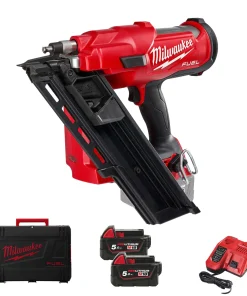 Milwaukee CHIODATRICE A BATTERIA 18V M18FNN-502C 18V 5AH COD. 4933471404 + 1 PACCO DI CHIODI OMAGGIO