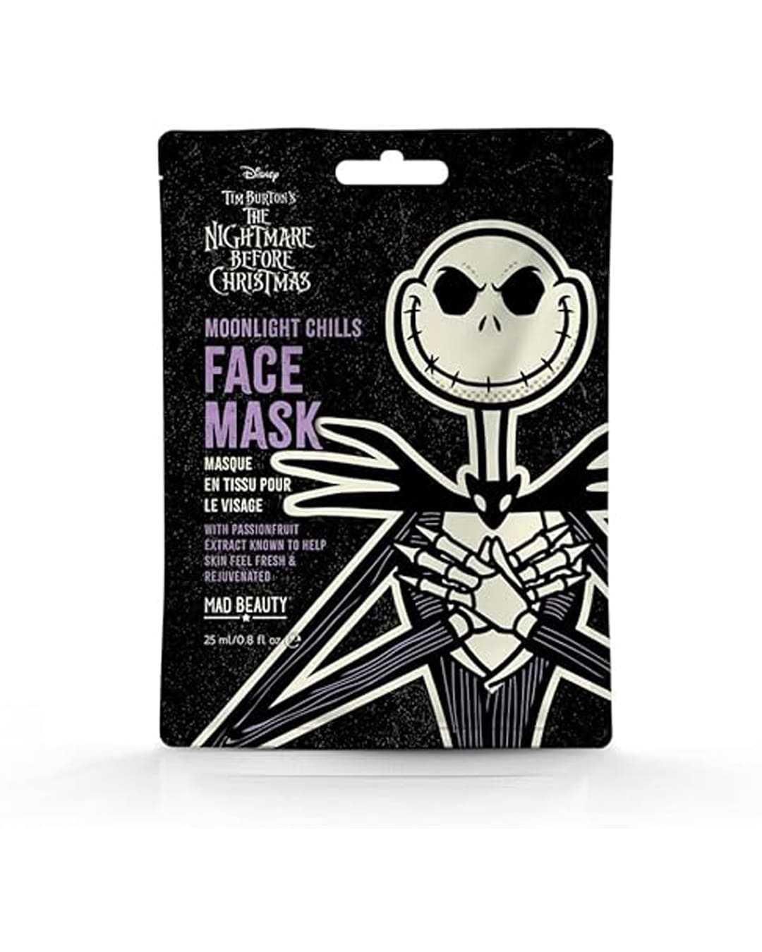 MASCHERA IN TESSUTO JACK THE NIGHTMARE BEFORE CHRISTMAS mad beauty - immagine 2