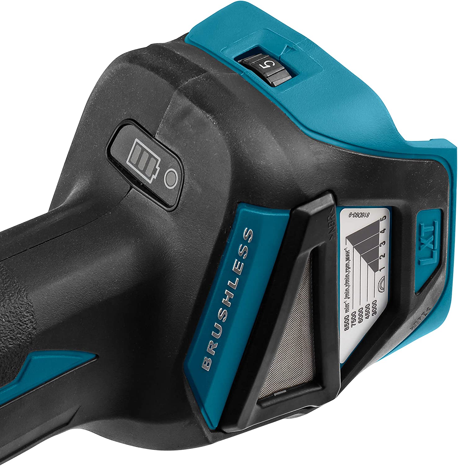 Makita SMERIGLIATRICE 18V DGA513ZJ SOLO CORPO MACCHINA E VALIGETTA - immagine 5