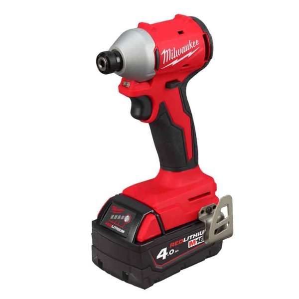 Milwaukee M18 BLCPP2A-402C KIT TRAPANO A PERCUSSIONE AVVITATORE A IMPULSI 18V 4.0AH BATTERIE CARICATORE VALIGIA - immagine 3