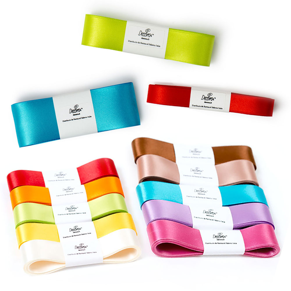 Nastro in Raso Alto cm 2,5Hx3 metri – Turchese - immagine 3