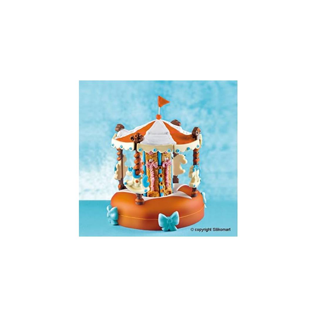 Stampo in Silicone “Carousel Merry Goes Round” – La Dolce Giostrina di Silikoma - immagine 2