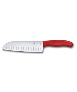 Coltello Santoku cm 17 – Swiss Classic Victorinox rosso