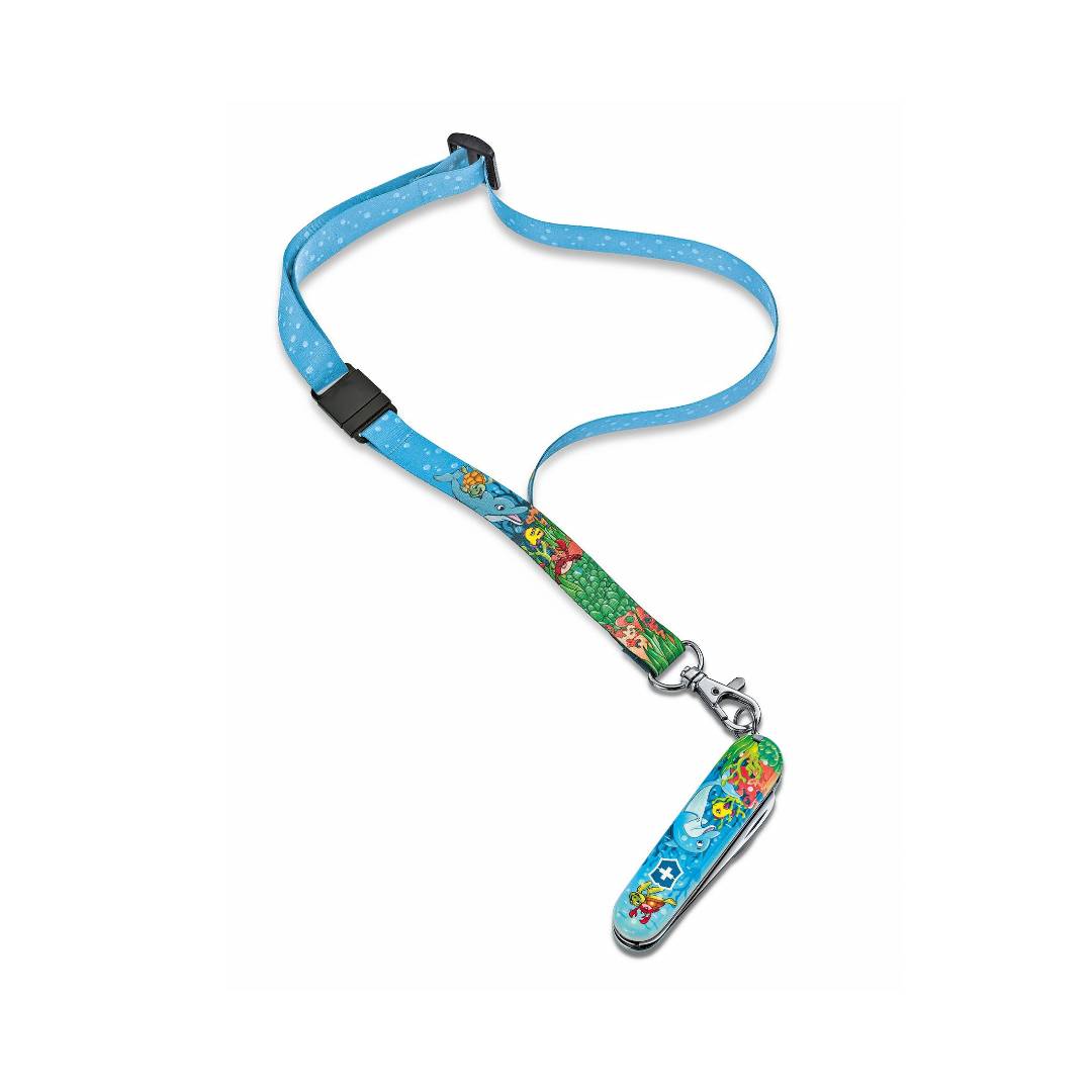 My First Victorinox: Coltello, Porta Badge & Libro per Bambini Delfino - immagine 7